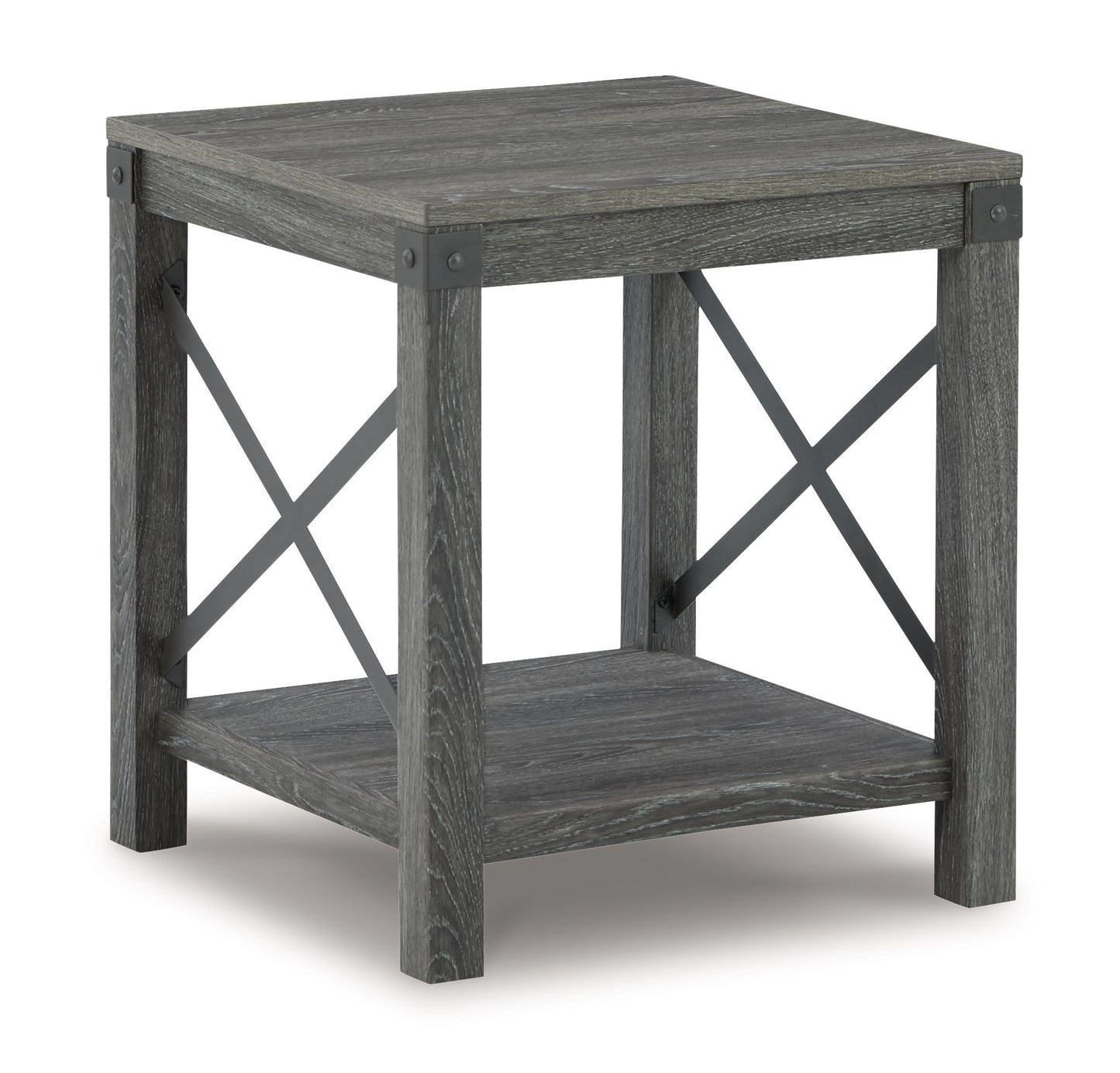 Freedan - 3 Pc. - Coffee Table, 2 End Tables - Grayish Brown