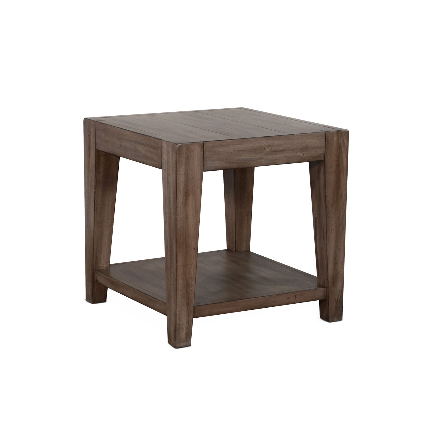 Doe Valley - Mahogany Wood Coffee Table With Casters
