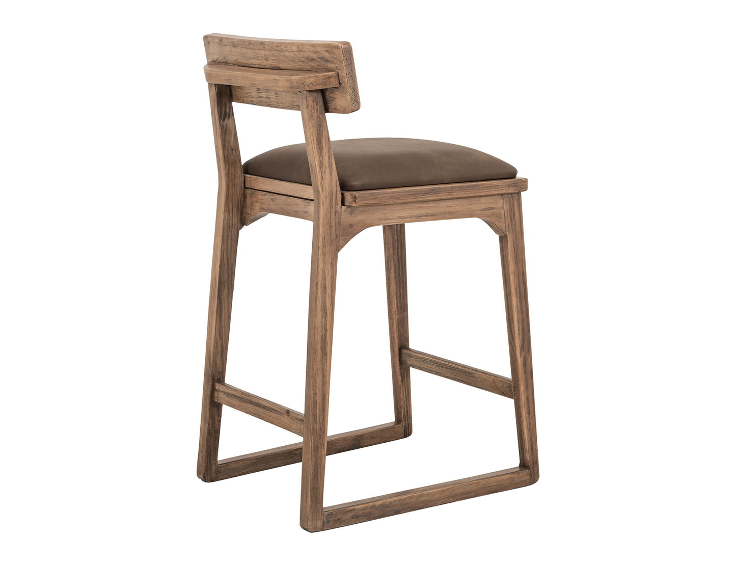 Balam - 30" Barstool (Set of 2) - Light Brown / Dark Brown