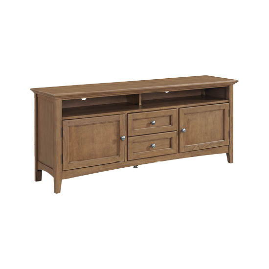 McKenzie - 64'' W Sound Bar Media Console - Pecan