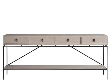 Coalesce - Barber Console - Pearl Silver