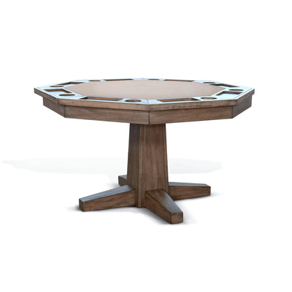 Doe Valley - Reversible Game And Dining Poker Table - Buckskin