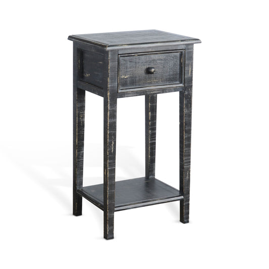 Marina - 31" Height Side Table - Black Sand