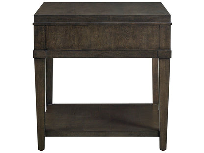 Fenwick - End Table - Dark Brown