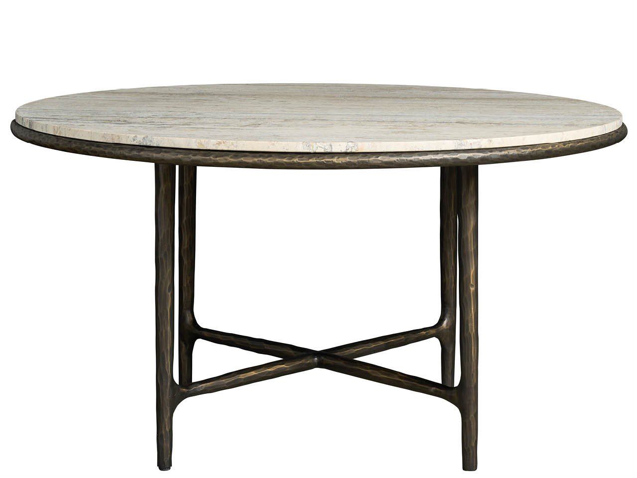 Griffith Park - Round Dining Table - Bronze / Gray