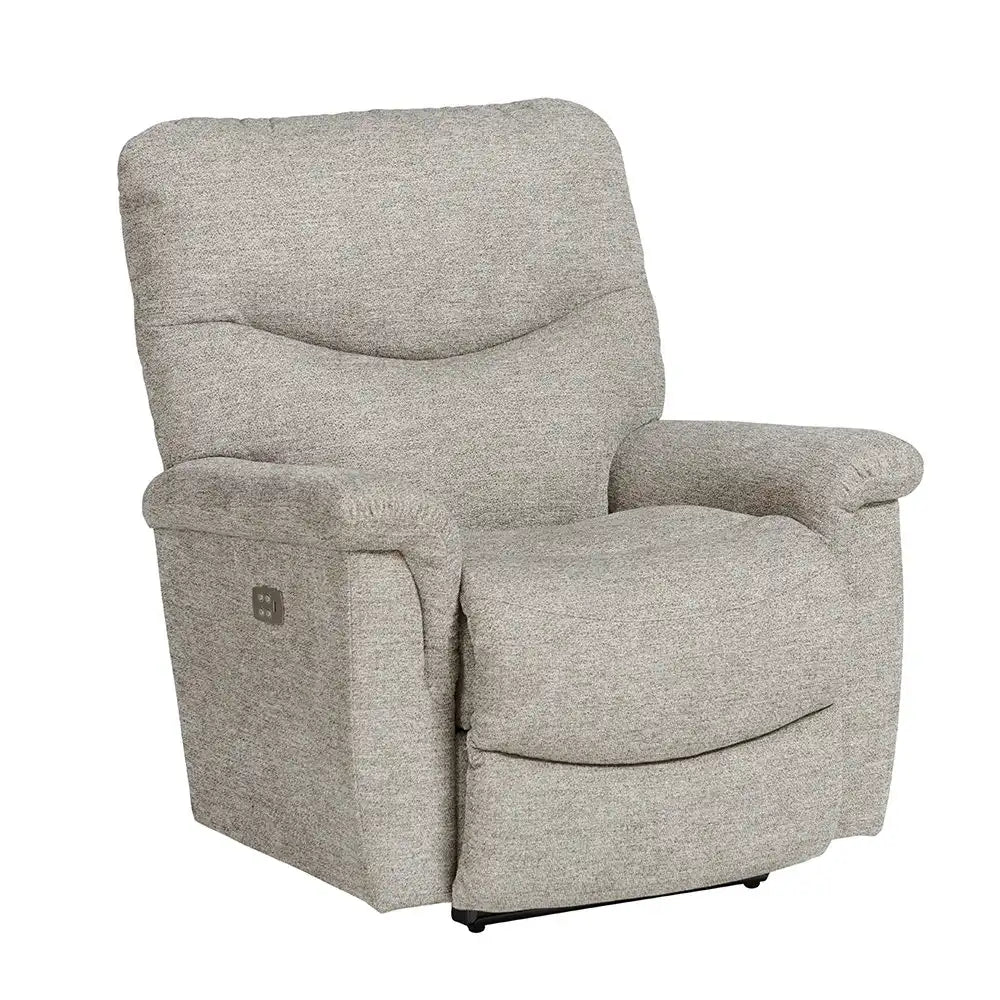 James Power Rocking Recliner w/ adj Headrest & Lumbar