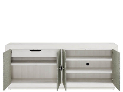 Oasis - Seascape Credenza - Gray / White