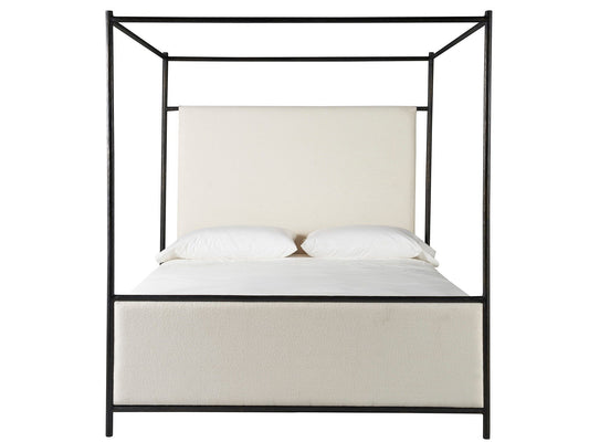 Modern - Cascade King Canopy Bed - White