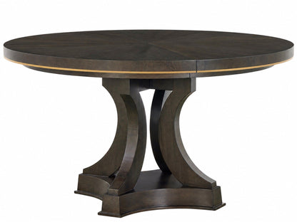Fenwick - Round Dining Table - Dark Brown