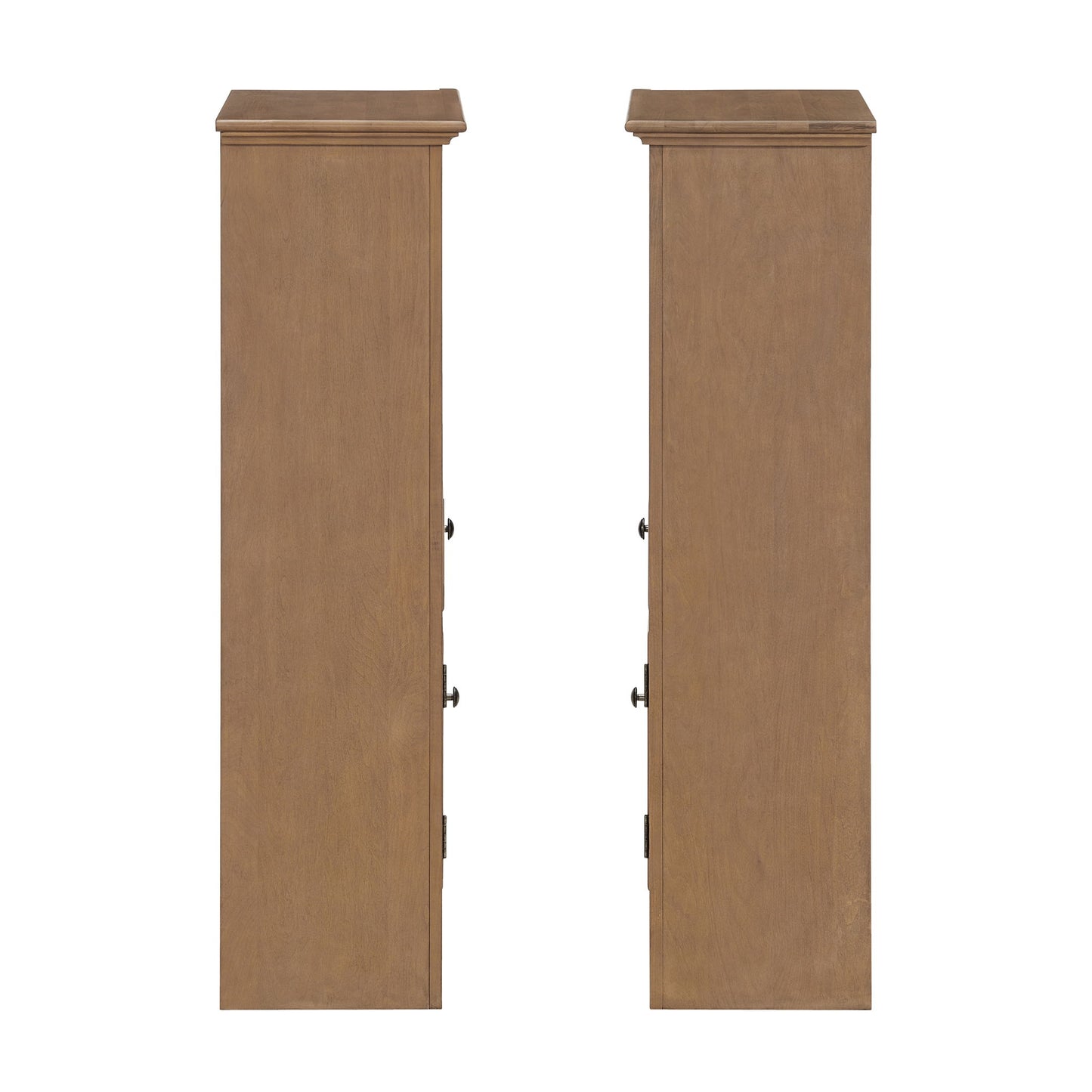 McKenzie - Bookcase Piers (Set of 2) - Pecan