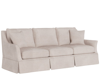 Henri - Skirted Sofa, Special Order - Beige