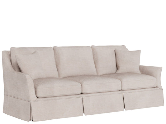 Henri - Skirted Sofa, Special Order - Beige