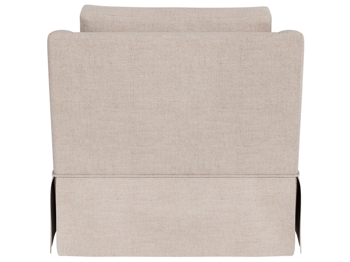 Asher - Skirted Swivel Chair, Special Order - Beige