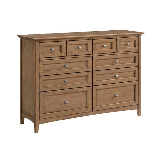McKenzie - 10-Drawer Dresser - Pecan