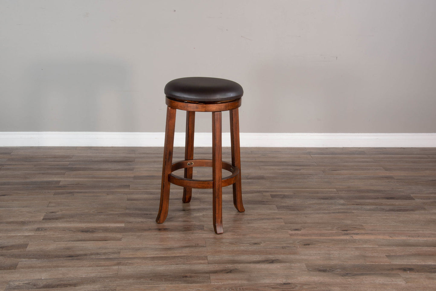 Tuscany - 30" Swivel Stool With Cushion Seat (Set of 2) - Vintage Mocha / Black