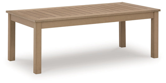 Hallow Creek - Rectangular Cocktail Table - Driftwood