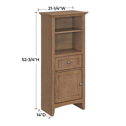 McKenzie - Bookcase Piers (Set of 2) - Pecan