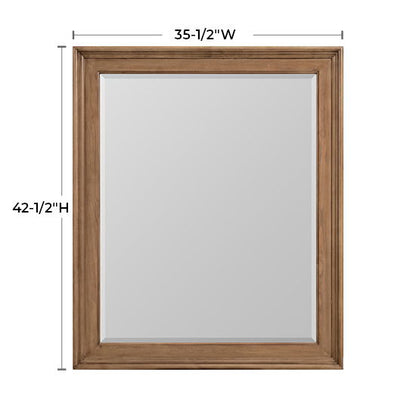 McKenzie - Rectangular Mirror - Pecan