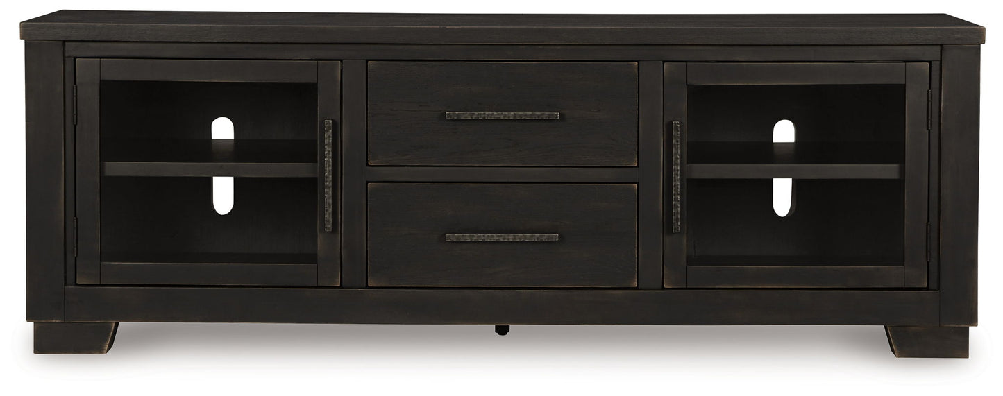Galliden - Extra Large TV Stand - Black