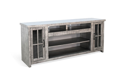Alpine - 76" Media Console - Gray