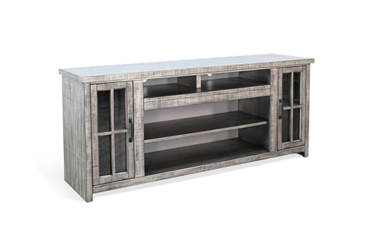 Alpine - 76" Media Console - Gray
