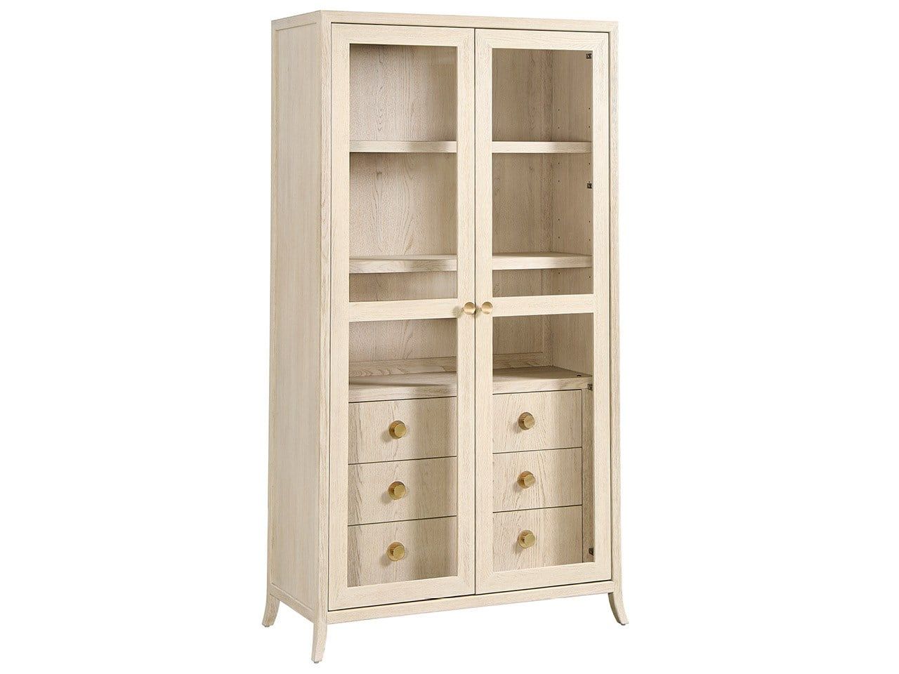 Velora - Display Cabinet - Light Brown