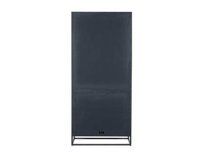 Getaway - Santorini Tall Metal Kitchen Cabinet - Black