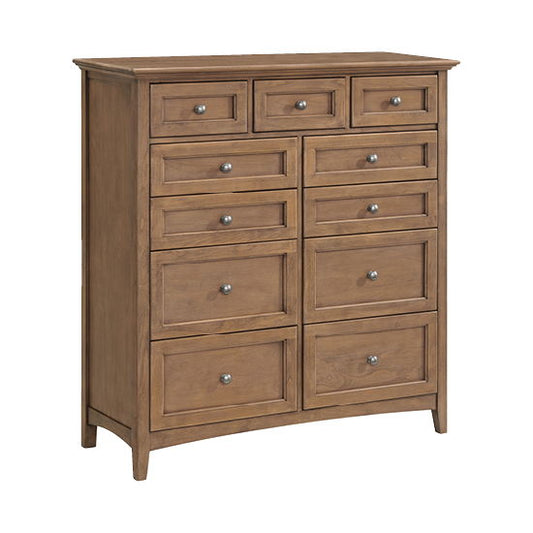 McKenzie - 11-Drawer Dresser - Pecan