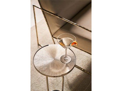 Modern - Fawn Martini Table - Pearl Silver