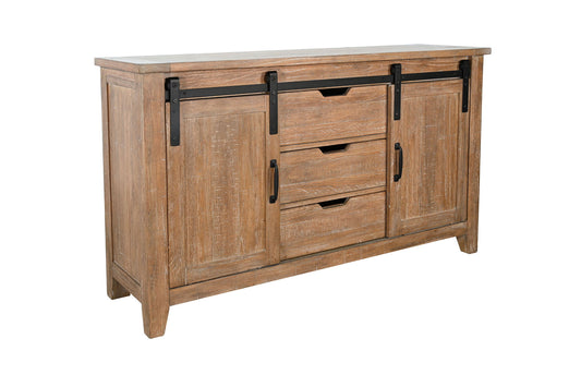 Sierra - Sliding Door Sideboard - Amber