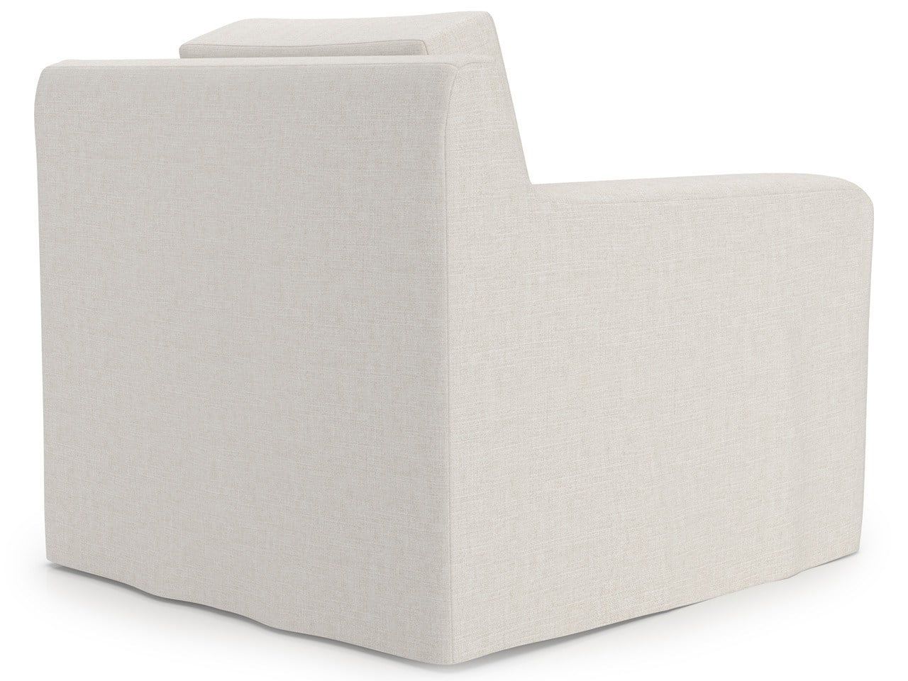 Ryman - Slipcover Swivel Chair, Special Order - White