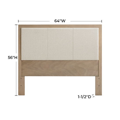 Bailey - Queen Headboard - Almond / Beige