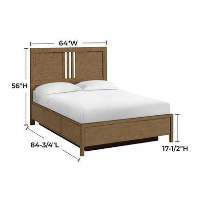 Bailey - Queen Storage Bed - Nutmeg