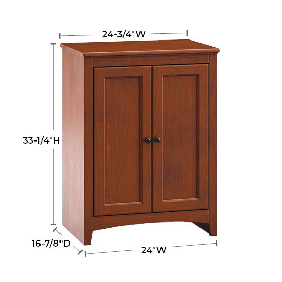 McKenzie - 24.7" W Cabinet - Glazed Antique Cherry