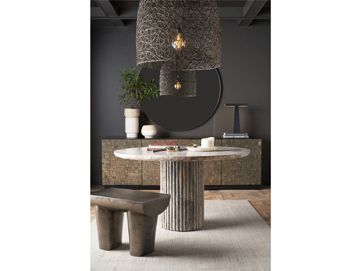 Modern - Meadow Dining Table - Gray
