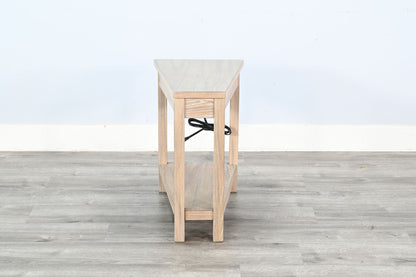 Chair Side Table With Power Strip