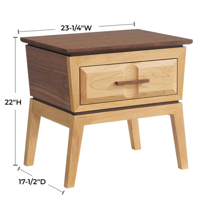 Addison - 1-Drawer Nightstand - Natural