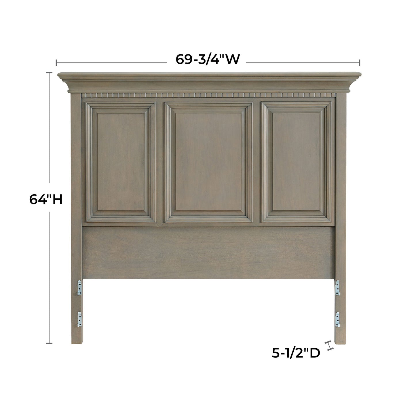 McKenzie - Queen Grand Headboard - Fieldstone