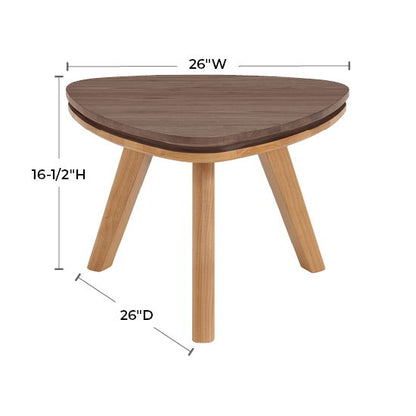 Addi - Low Cocktail End Table - Natural