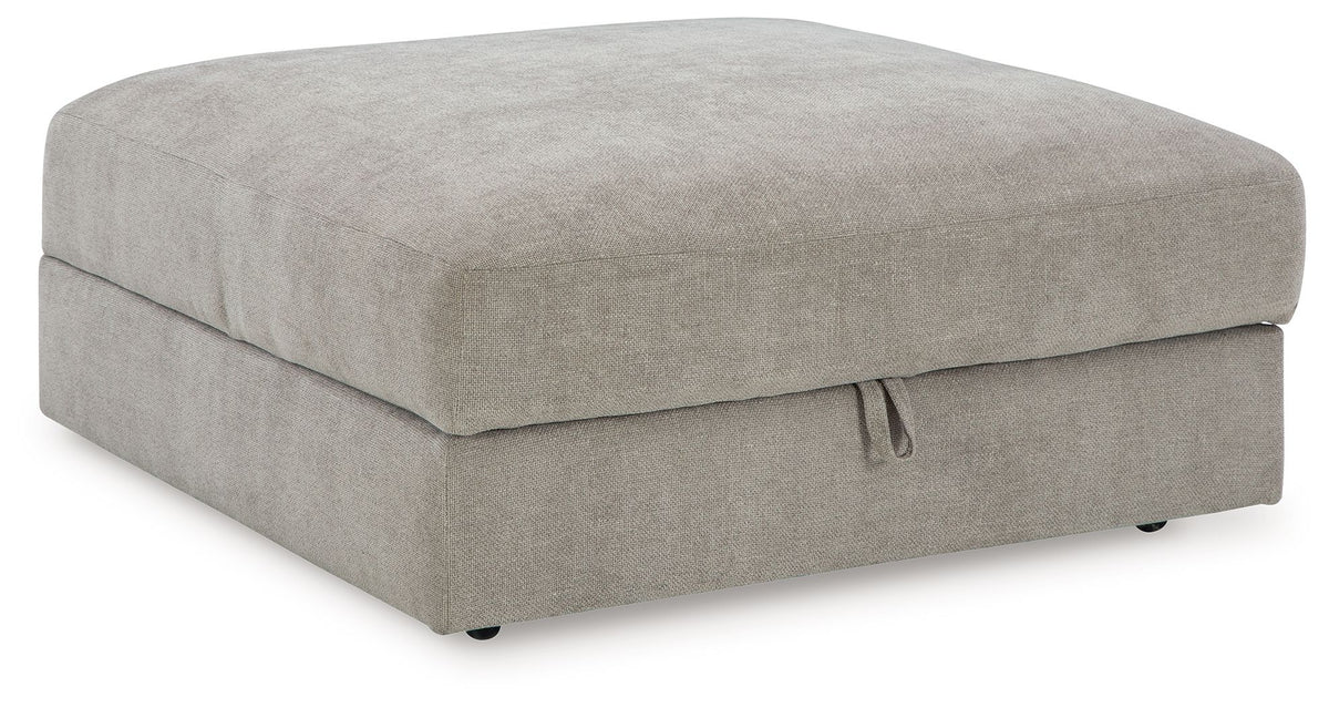 Aslan Court - 7 Pc. - 6-Piece Sectional With Raf Corner Chaise, Ottoman - Pebble