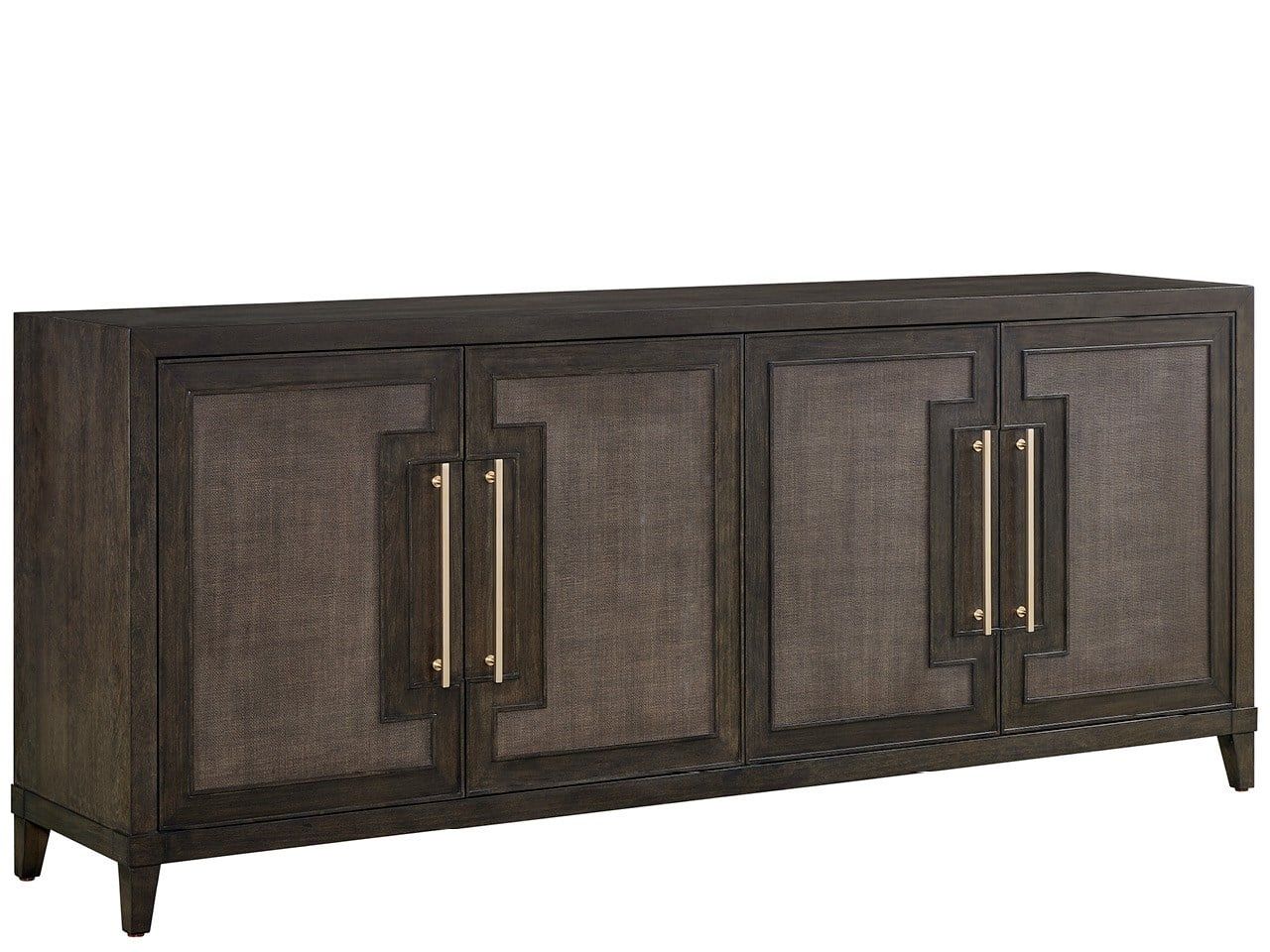 Fenwick - Embossed Credenza - Dark Brown