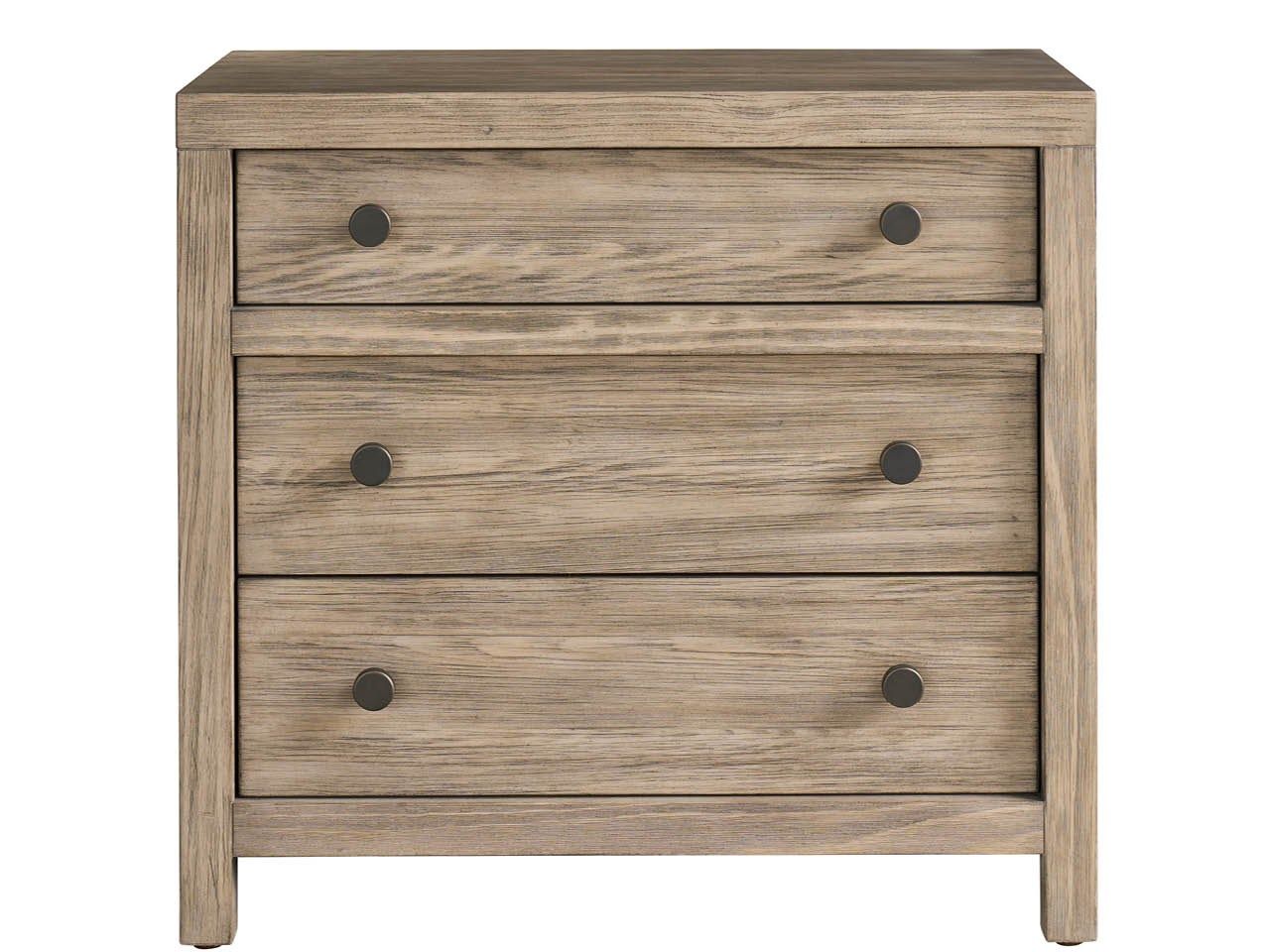 Dwell - Three Drawer Nightstand