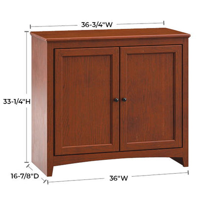 McKenzie - 36.7" W Cabinet - Glazed Antique Cherry