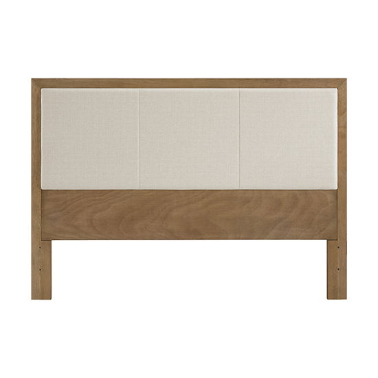 Bailey - King Headboard - Nutmeg / Beige