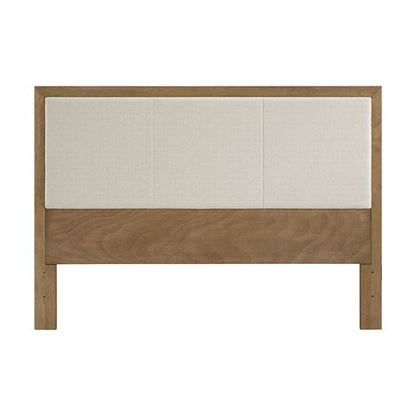 Bailey - King Headboard - Nutmeg / Beige