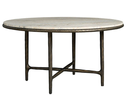Griffith Park - Round Dining Table - Bronze / Gray