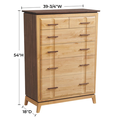 Addison - 6-Drawer Chest - Natural