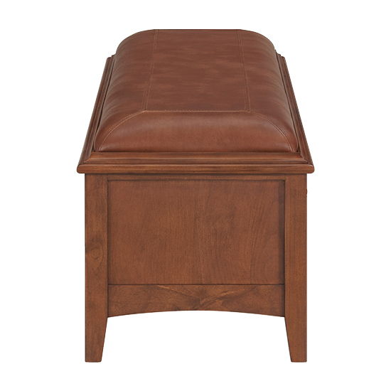 McKenzie - 2-Drawer Bench - Glazed Antique Cherry