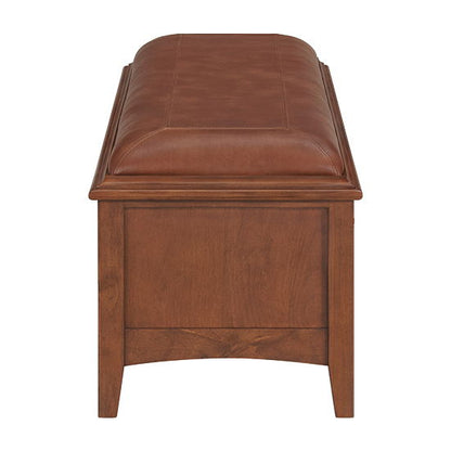 McKenzie - 2-Drawer Bench - Glazed Antique Cherry