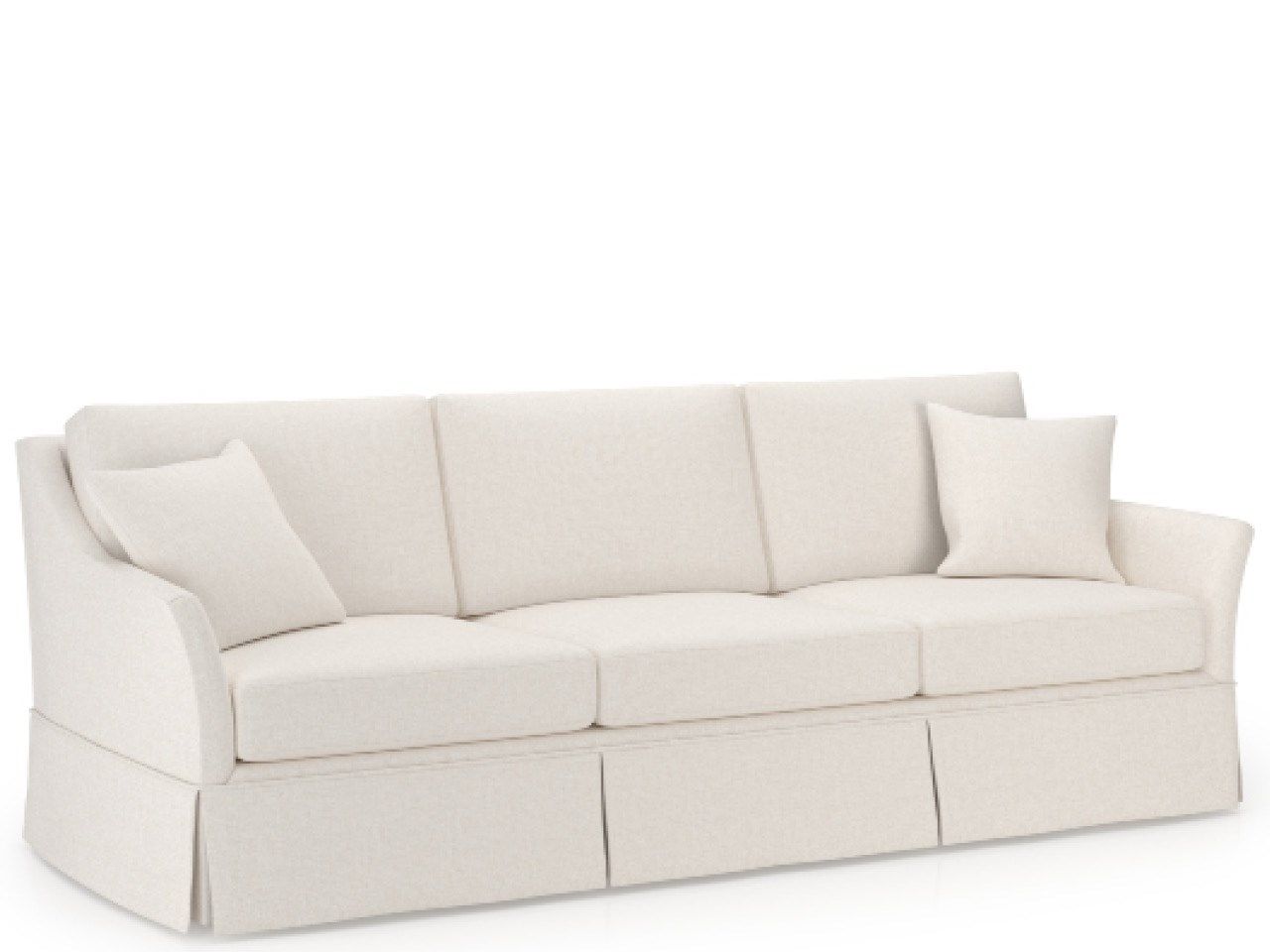 Madison - Skirted Sofa, Special Order - White